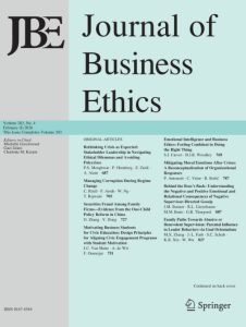 Journal of Business Ethics